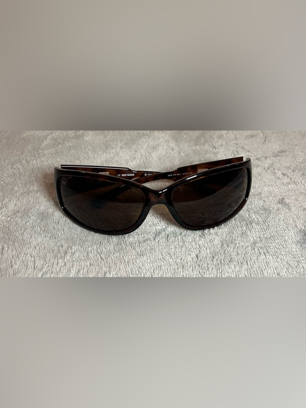 Vintage Harley-Davidson Brown Tortoiseshell Sunglasses